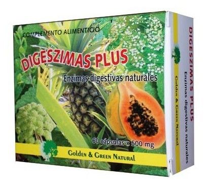 Digeszimas Plus · Golden & Green Natural · 60 cápsulas