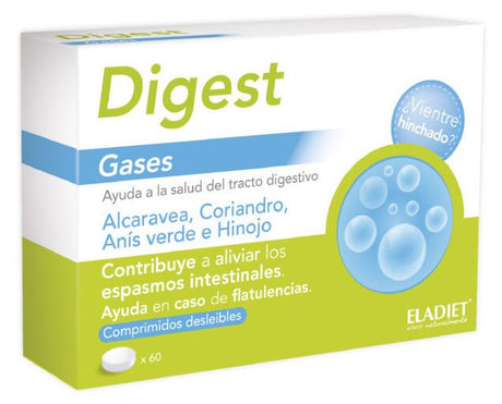 Digest Gases · Eladiet · 60 comprimidos