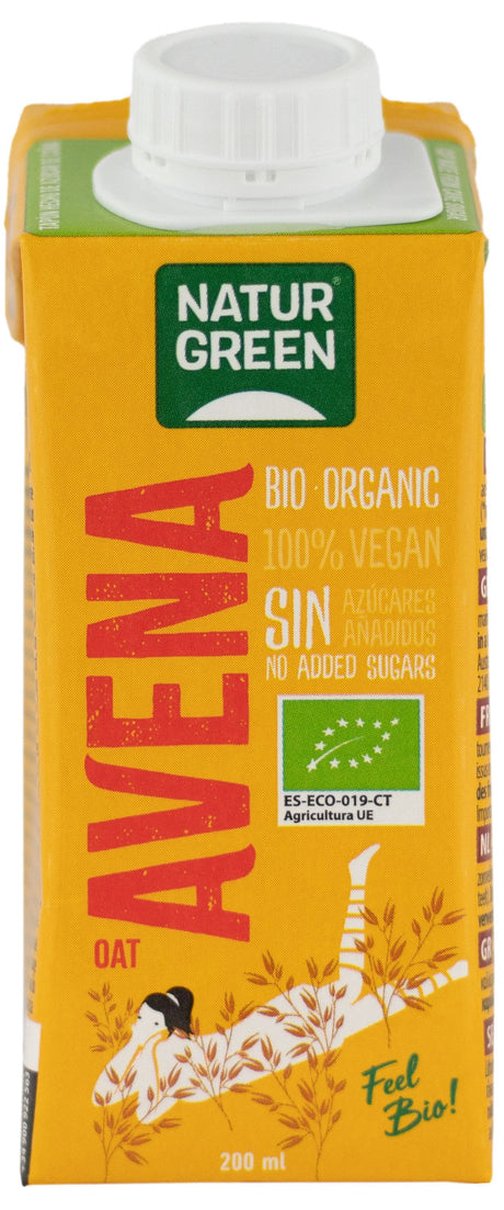 Bebida de Avena con Calcio Bio · Naturgreen · 200 ml