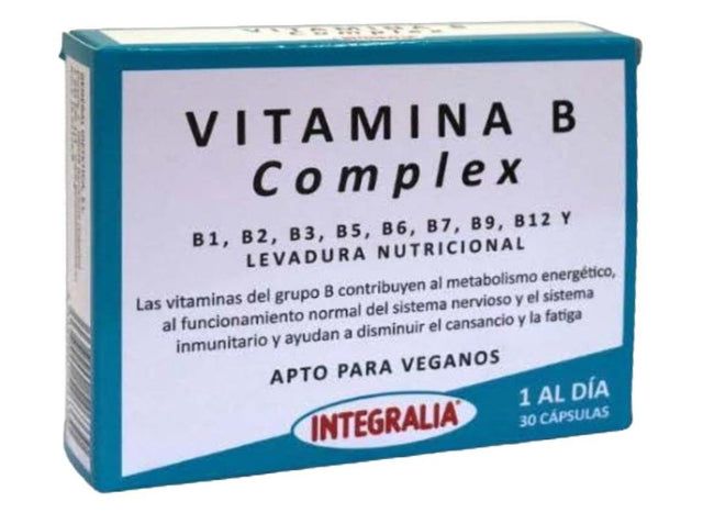 Vitamina B Complex · Integralia · 30 cápsulas