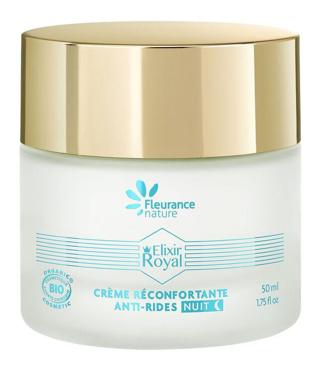 Crema Reconfortante Antiarrugas de Noche Elixir Royal · Fleurance Nature · 50 ml