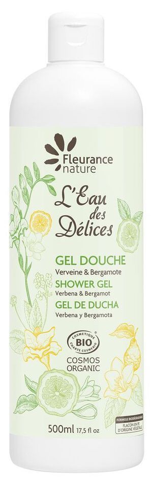 Gel de Ducha Verbena y Bergamota · Fleurance Nature · 500 ml