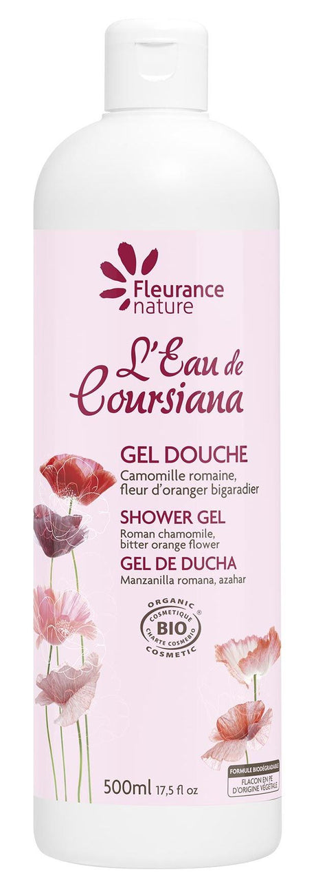 Gel de Ducha L’Eau de Coursiana · Fleurance Nature · 500 ml [Caducidad 02/2025]