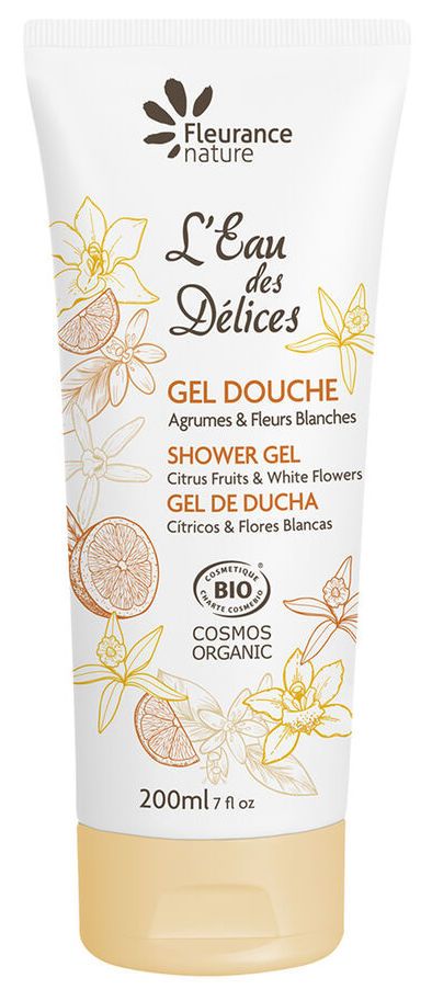 Gel de Ducha de Cítricos & Flores Blancas · Fleurance Nature · 200 ml