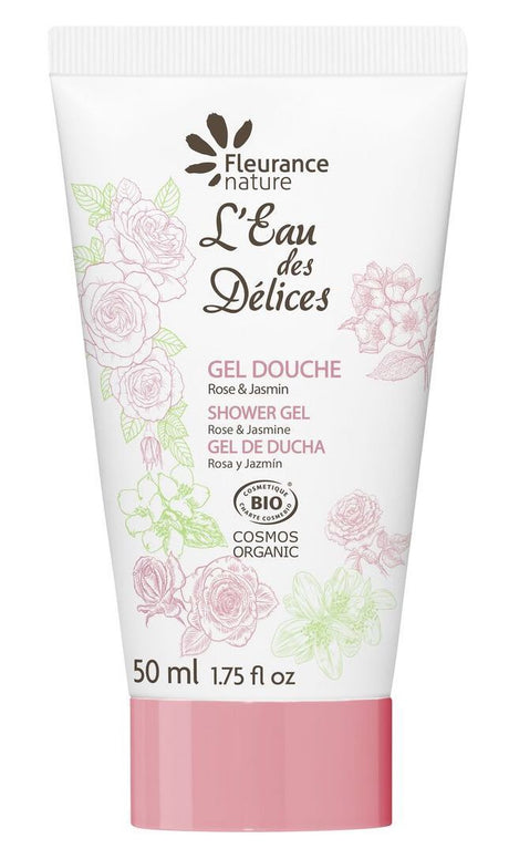 Gel de Ducha de Rosa y Jazmín · Fleurance Nature · 50 ml