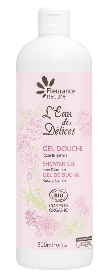 Gel de Ducha de Rosa y Jazmín · Fleurance Nature · 500 ml