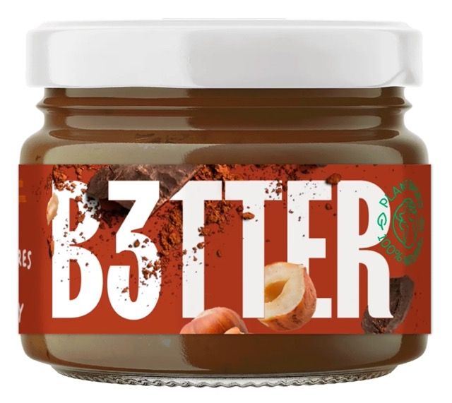 Crema de Cacao y Avellanas · B3TTER · 200 gramos