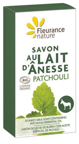 Jabón de Leche de Burra con Patchouli · Fleurance Nature · 100 gramos