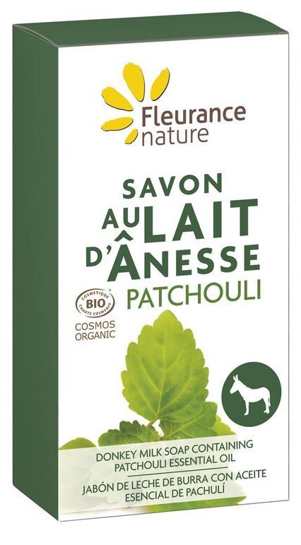 Jabón de Leche de Burra con Patchouli · Fleurance Nature · 100 gramos