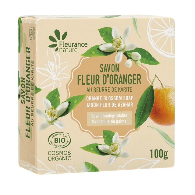 Jabón Perfumado de Flor de Naranja · Fleurance Nature · 100 gramos