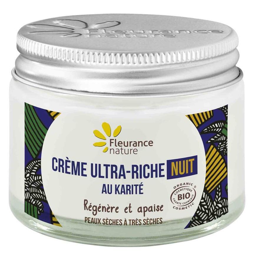 Crema de Noche Ultra Rica con Karité · Fleurance Nature · 50 ml