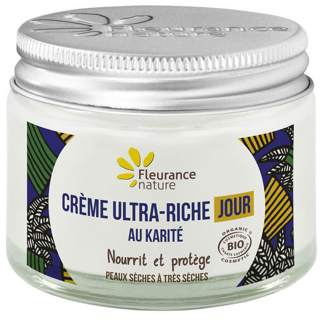 Crema de Día Ultra Rica con Karité · Fleurance Nature · 50 ml