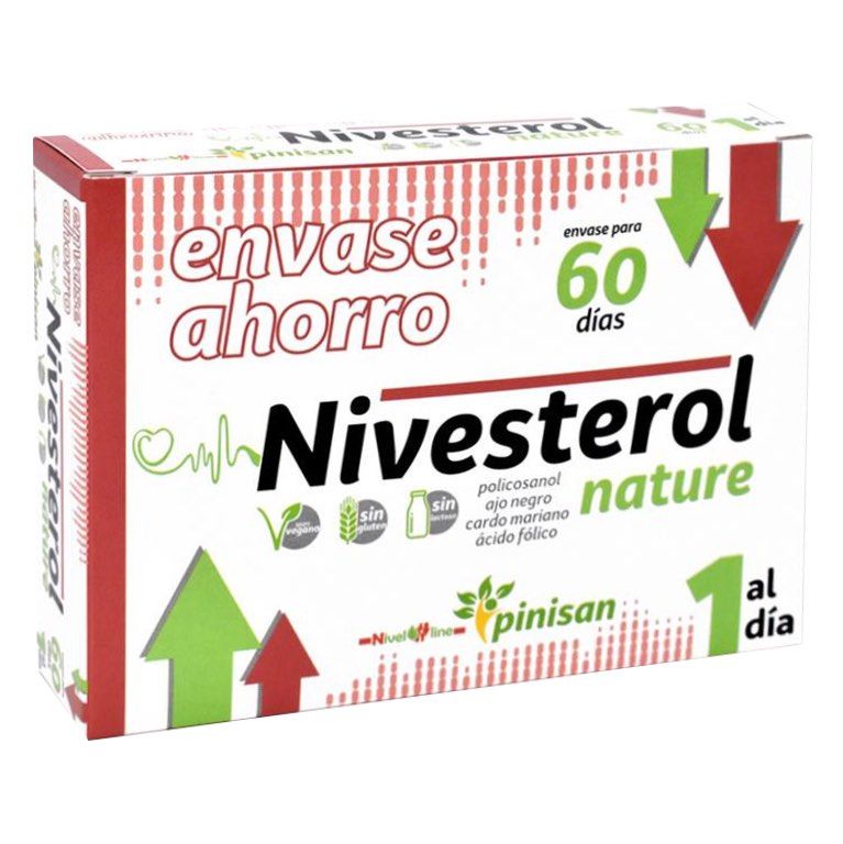 Nivesterol Nature - Envase Ahorro · Pinisan · 60 cápsulas