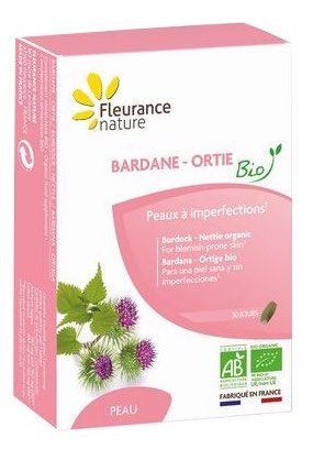 Bardana y Ortiga Bio · Fleurance Nature · 30 comprimidos