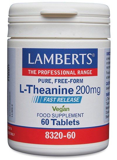 L-Teanina 200 mg · Lamberts · 60 comprimidos