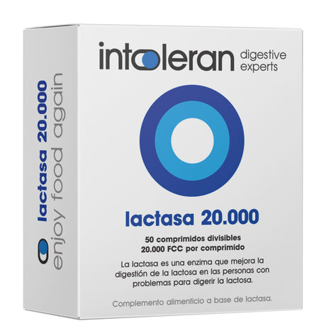 Lactasa 20.000 · Intoleran · 50 comprimidos