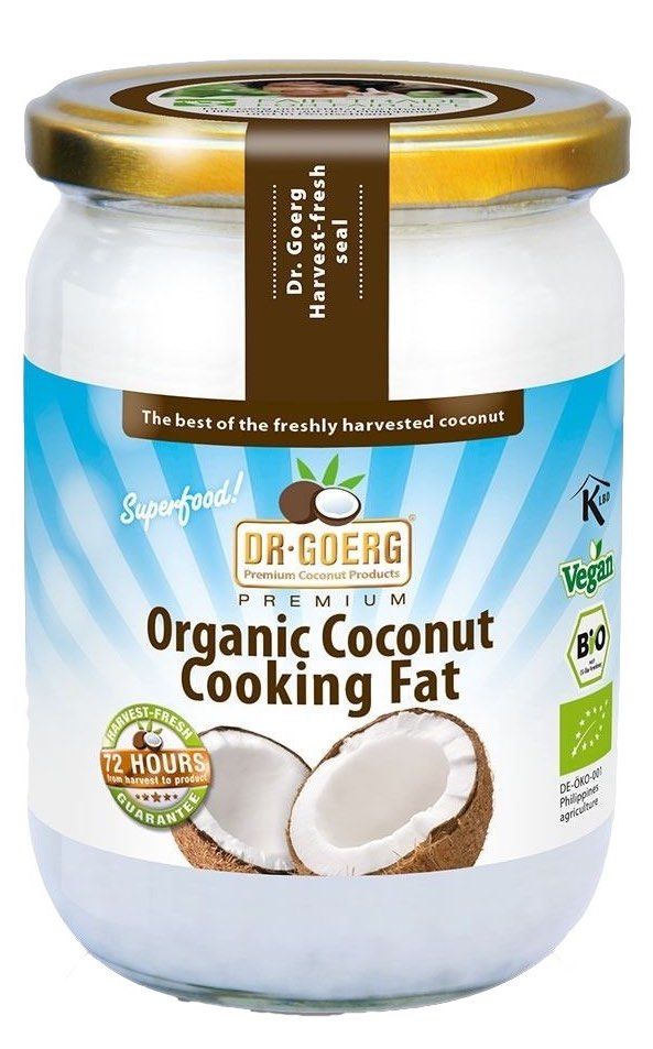 Aceite de Coco Premium Bio para Cocinar · Dr. Goerg · 500 ml