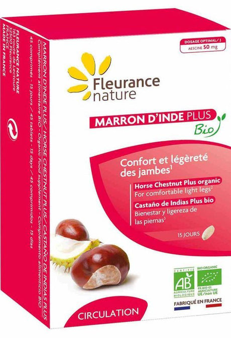 Castaño de Indias Plus Bio · Fleurance Nature · 45 comprimidos