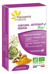 Cúrcuma, Alcachofa e Hinojo Bio · Fleurance Nature · 30 comprimidos