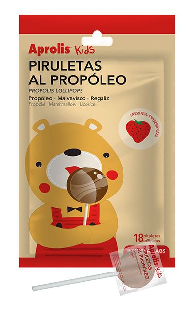 Aprolis Kids Piruletas al Propóleo · Dietéticos Intersa · 18 unidades