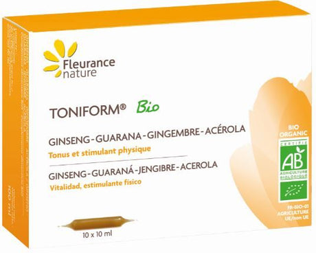 Toniform Bio · Fleurance Nature · 10 ampollas