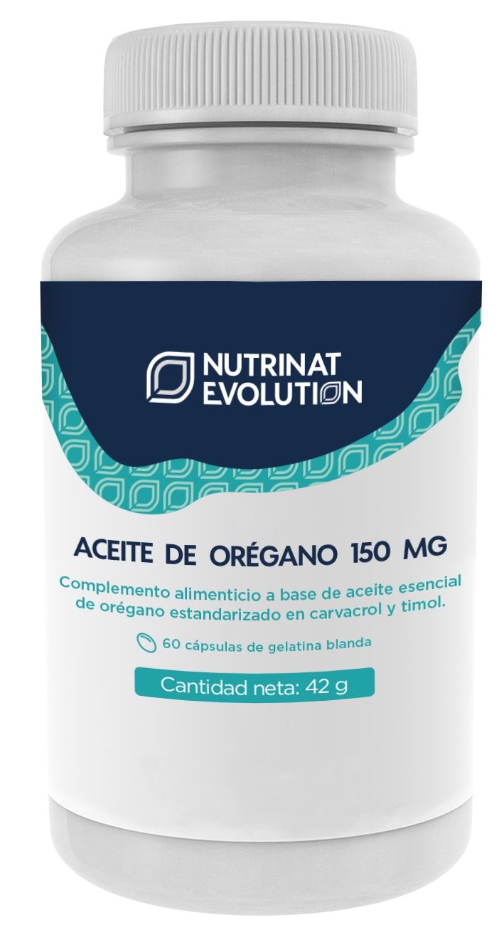 Aceite de Orégano 150 mg · Nutrinat Evolution · 60 cápsulas