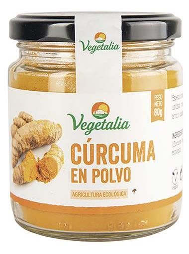 Cúrcuma en Polvo Bio · Vegetalia · 80 gramos