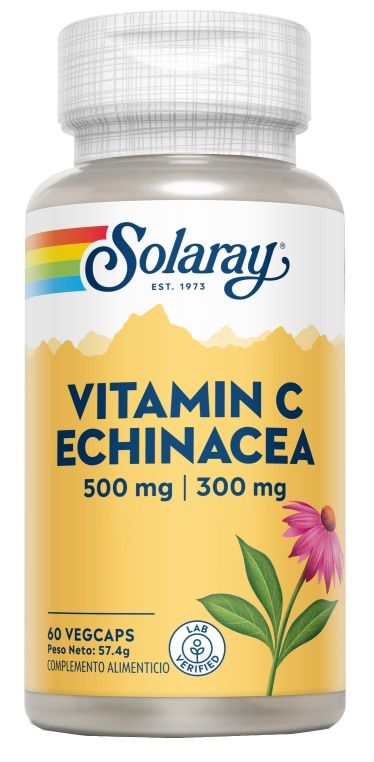 Vitamina C Echinácea · Solaray · 60 cápsulas