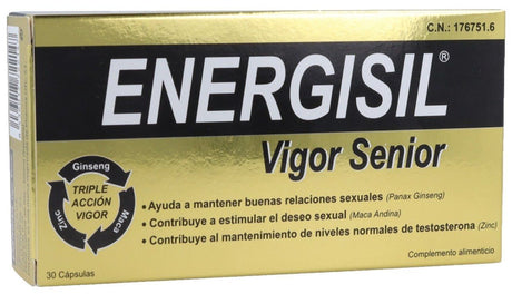 Energisil Vigor Senior · Pharma OTC · 30 cápsulas