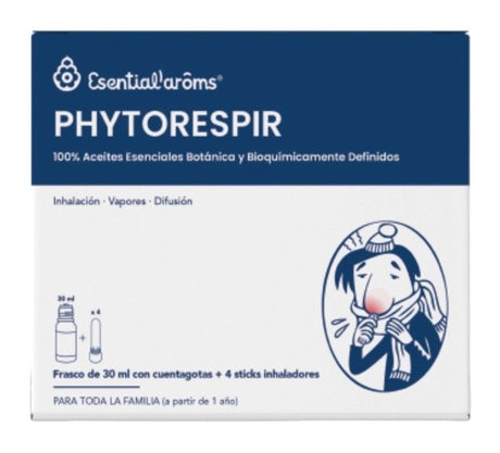 Phytorespir + 4 Sticks Inhaladores · Esential'Aroms