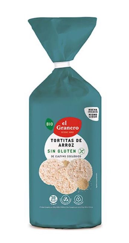 Tortitas de Arroz · El Granero Integral · 115 gramos [Caducidad 01/2025]