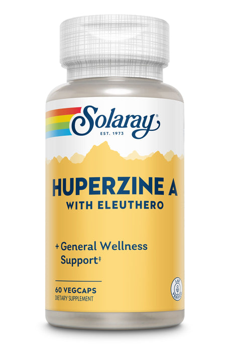 Huperzine A con Eleuterococo · Solaray · 60 cápsulas