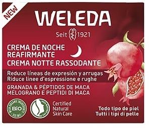 Crema de Noche Reafirmante de Granada y Péptidos de Maca · Weleda · 30 ml