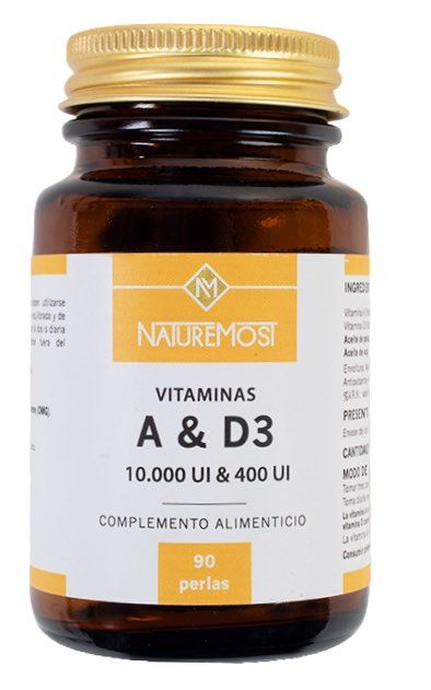 Vitaminas A & D3 · Nature Most · 90 perlas