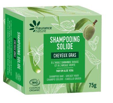 Champú Sólido para Cabello Graso · Fleurance Nature · 75 gramos