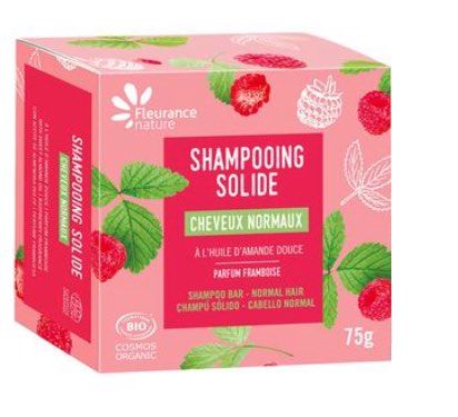 Champú Sólido para Cabello Normal · Fleurance Nature · 75 gramos