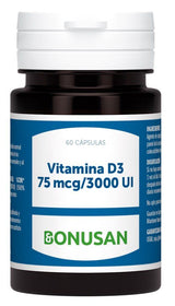 Vitamina D3 3.000 UI · Bonusan · 60 perlas