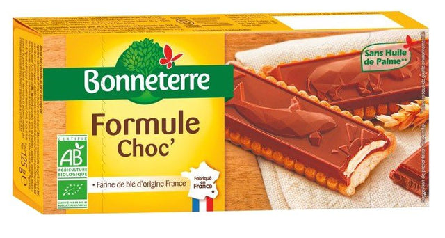 Galletas Formule Choco Bio · Bonneterre · 125 gramos