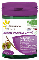 Carbón Vegetal Activado Bio · Fleurance Nature · 32 cápsulas