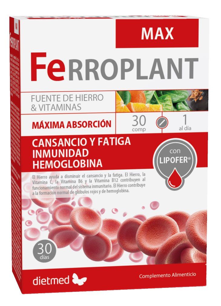 Ferroplant Max · DietMed · 30 comprimidos