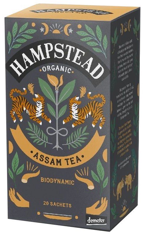 Té Negro Assam · Hampstead Organic · 20 filtros