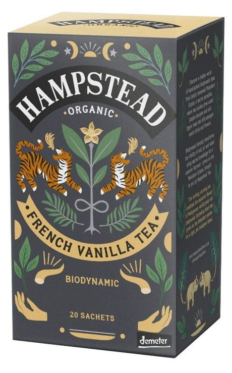 Té Negro French Vanilla · Hampstead Organic · 20 filtros