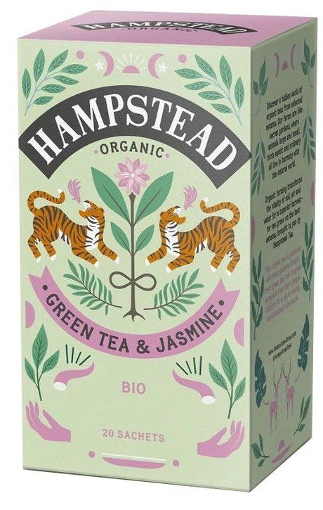 Té Verde y Jazmín · Hampstead Organic · 20 filtros