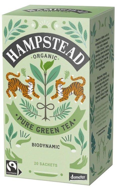 Té Verde Puro · Hampstead Organic · 20 filtros