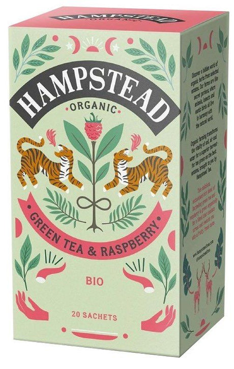 Té Verde y Frambuesas · Hampstead Organic · 20 filtros