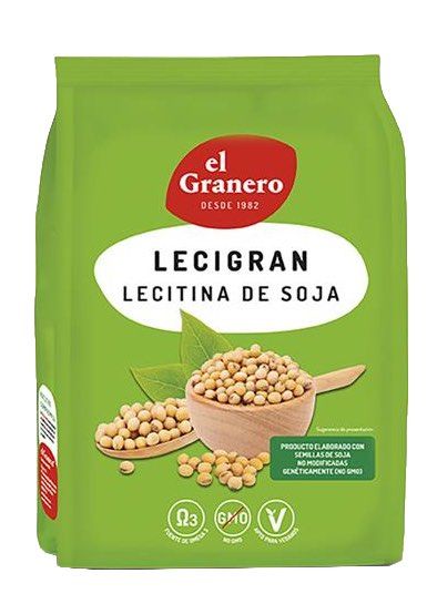 Lecigran Lecitina de Soja IP no GMO · El Granero Integral · 500 gramos