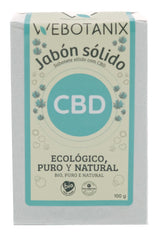 Jabón Sólido CBD Bio · WeBotanix · 100 gramos