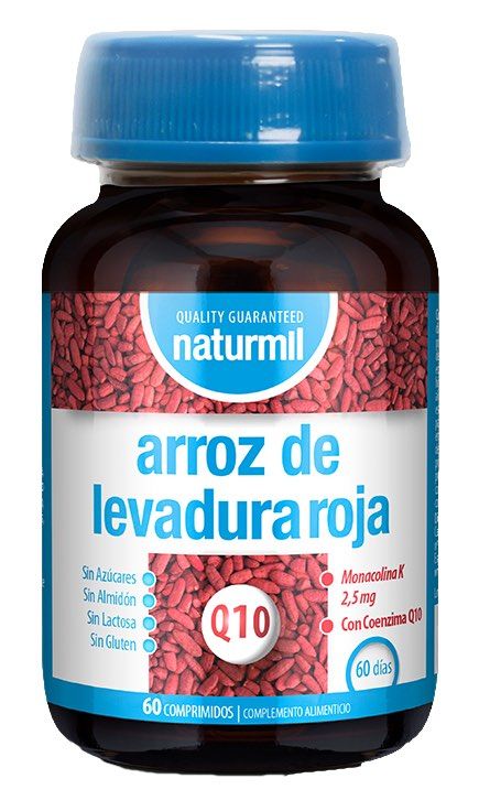 Arroz de Levadura Roja · Naturmil · 60 comprimidos