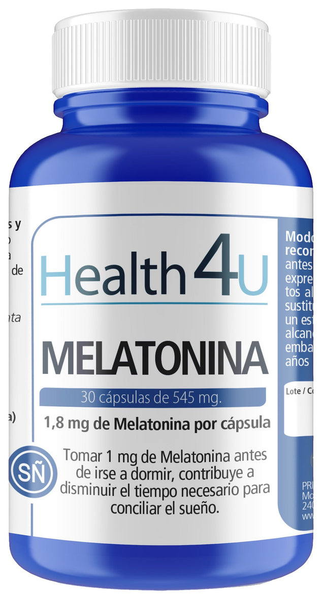 Melatonina · Health4U · 30 cápsulas