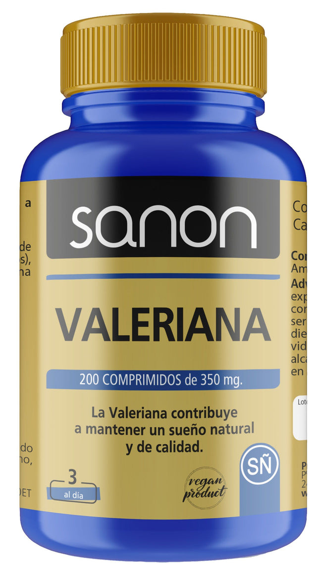 Valeriana · Sanon · 200 comprimidos